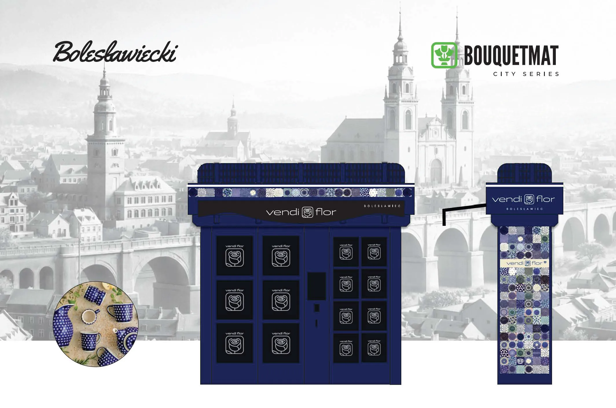 City-Series Boleslawiec Blumenautomaten