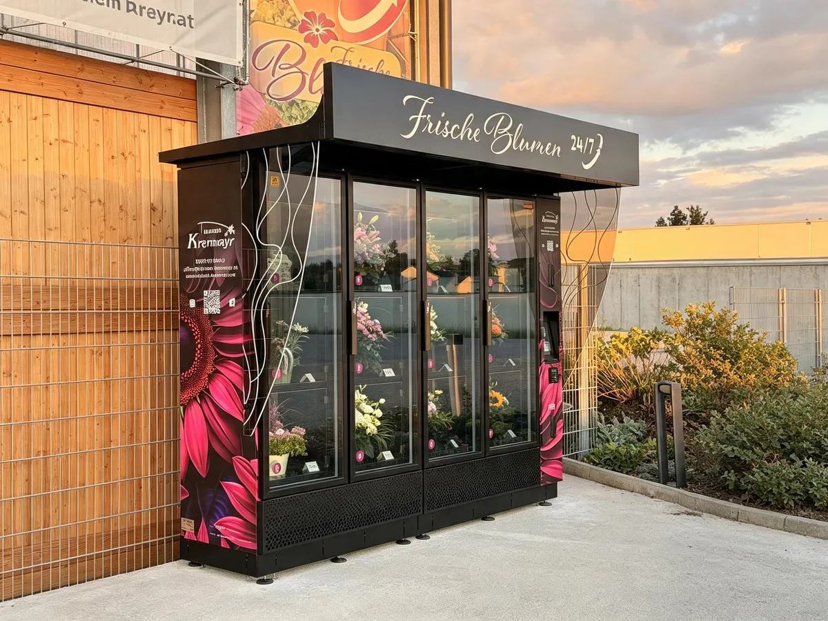 Große Blumenautomaten: Maximale Kapazität für Ihr Geschäft