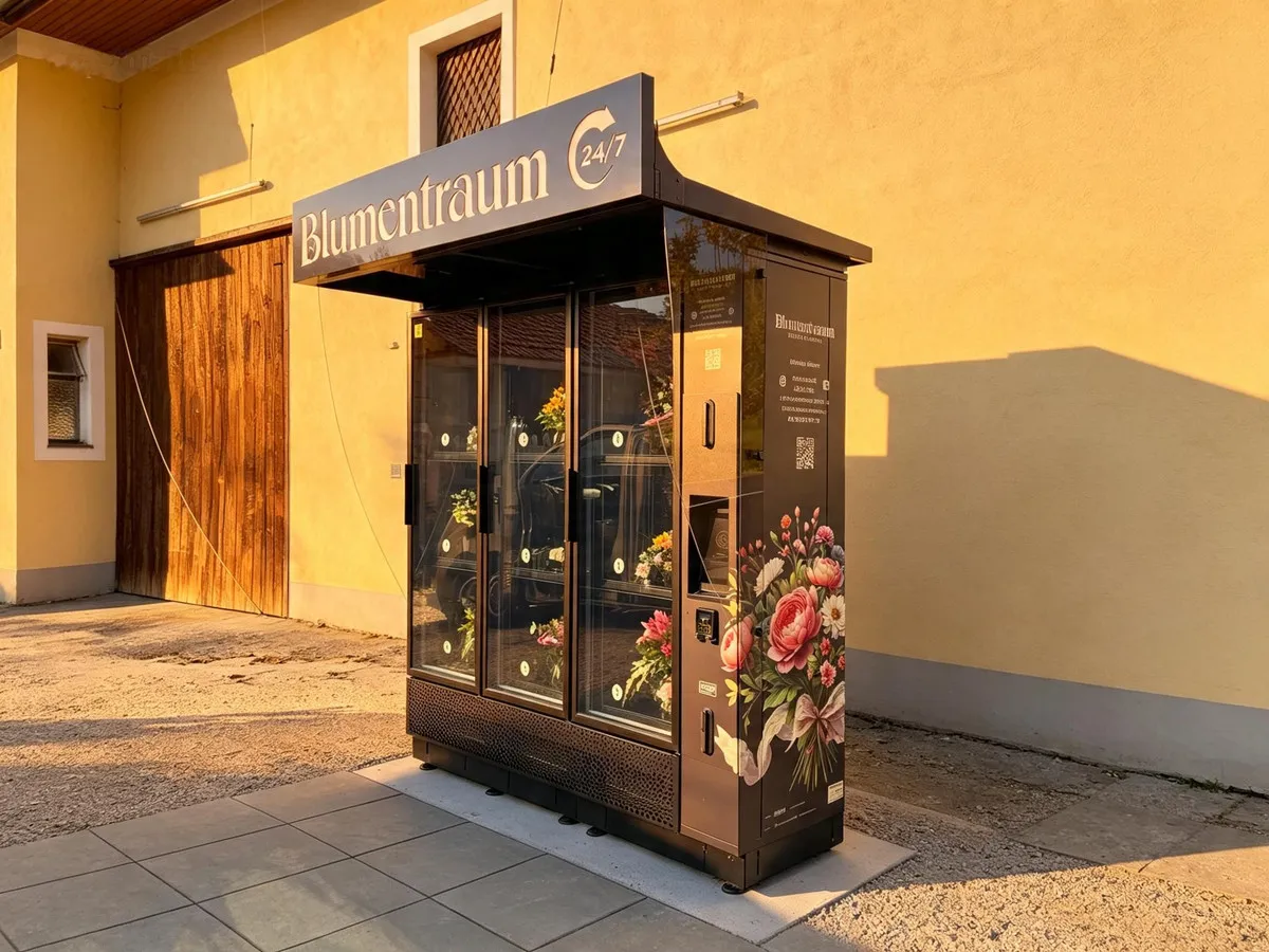Blumenautomat am Muttertag: Warteschlangen vermeiden, jeden Umsatz sichern