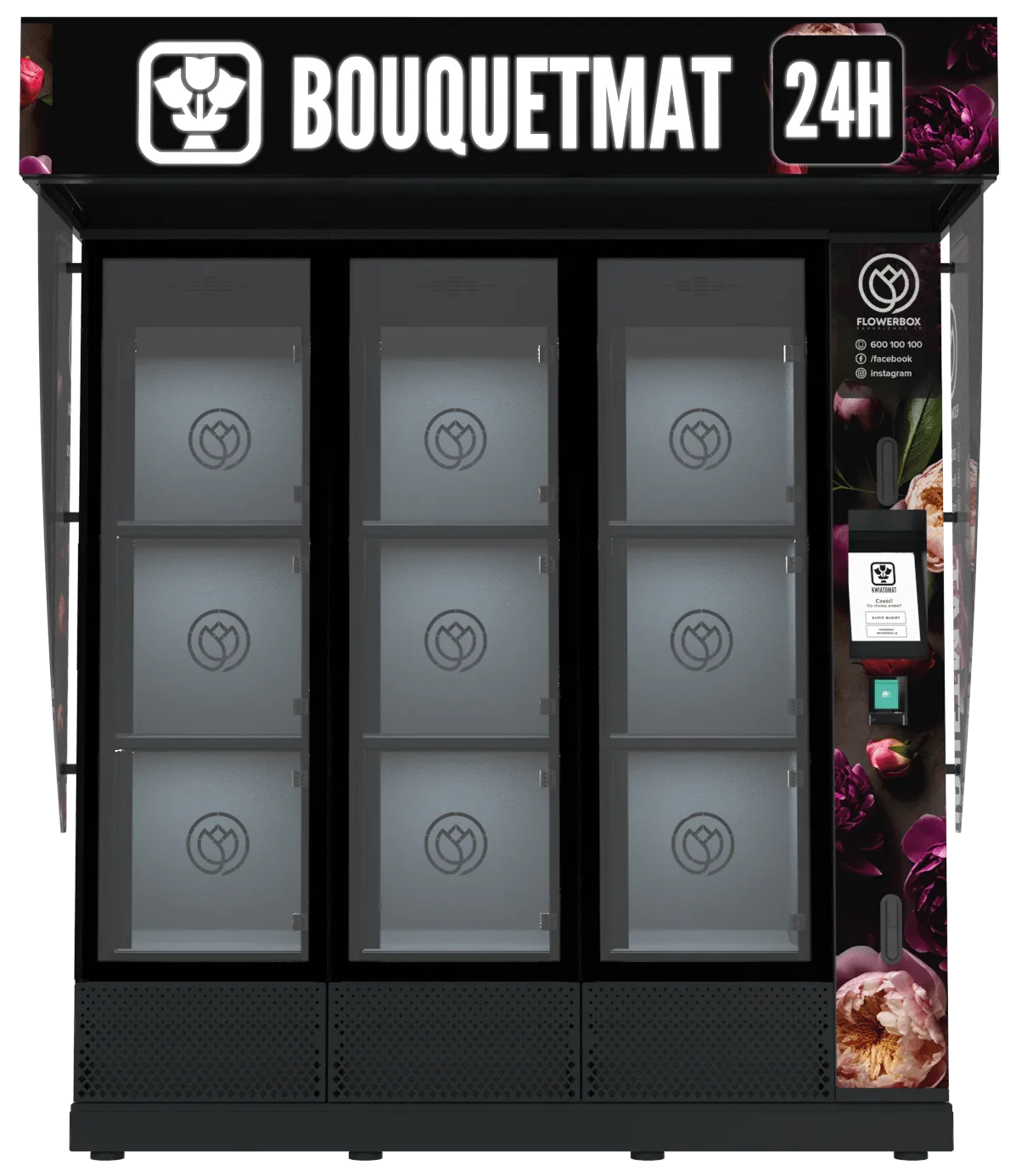 BOUQUETMAT Blumenautomat mit 9 Fächern