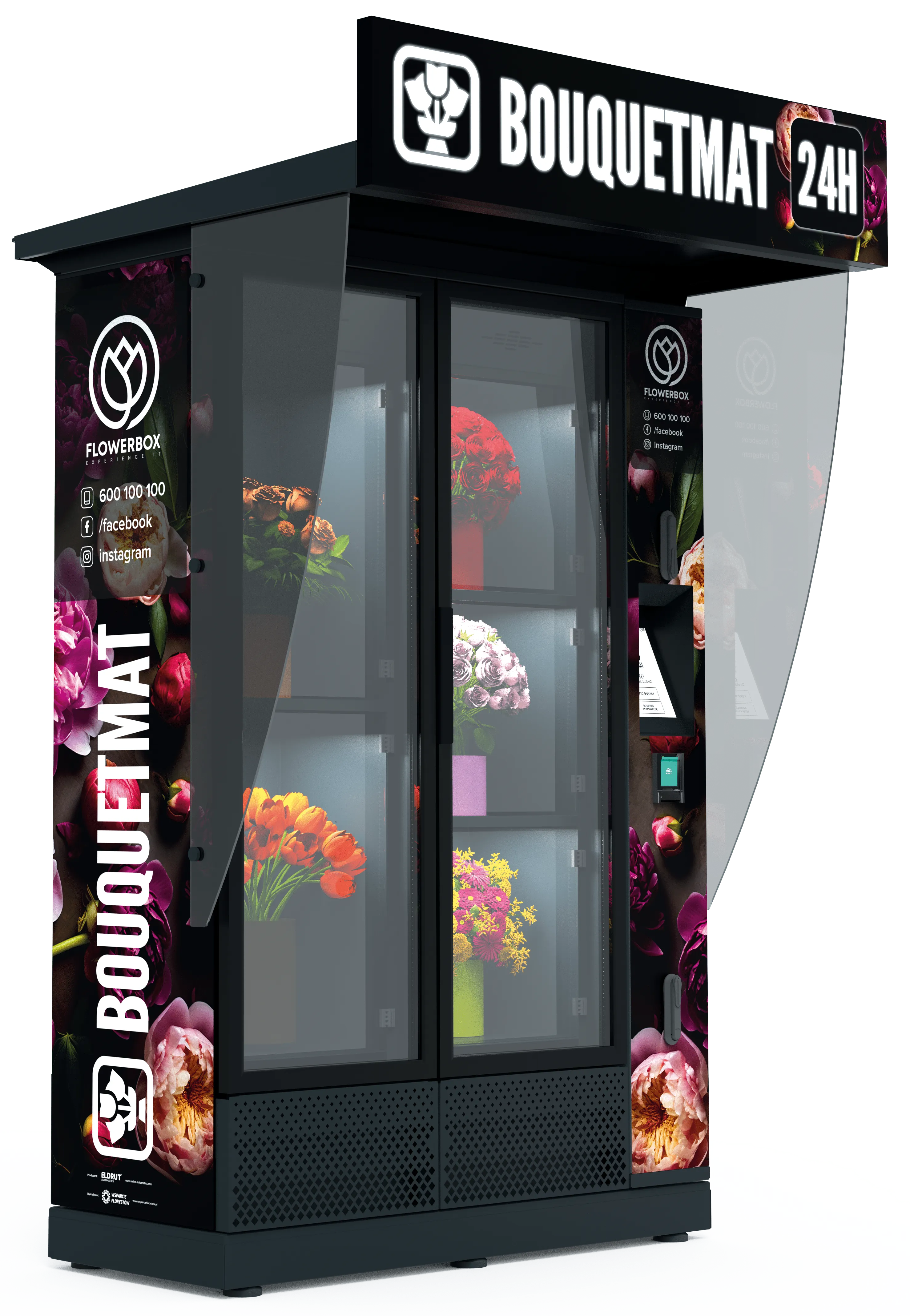 Blumenstrauß im Automaten