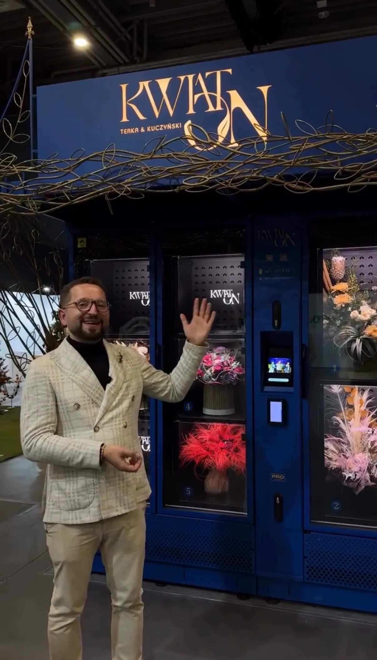 Blumenautomat auf der Gardenia Fair 2025 – Gesamtansicht Stand
